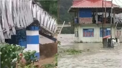भारी बारिशसे दार्जिलिंग में तबाही, धुधिया ब्रिज ढहा, कई लोगों की मौत