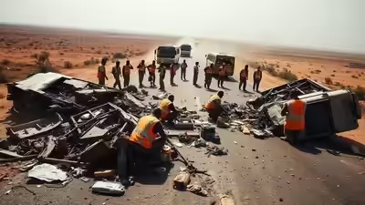 पश्चिमी युगांडा में भीषण सड़क हादसा, दो बसों की टक्कर में कम से कम 63 लोगों की मौत