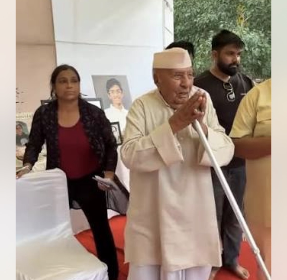 100 वर्षीय स्वतंत्रता सेनानी पंडित राम किशन ने दिल्ली में CJP के प्रदर्शन को दिया समर्थन