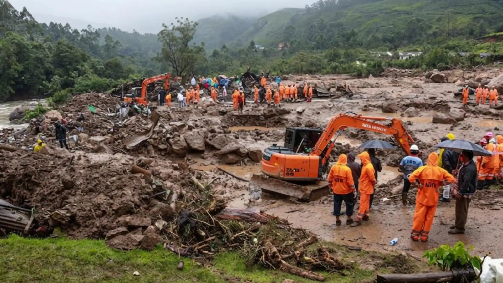 केरल के वायनाड में भूस्खलन से बड़ा हादसा - दो की मौत, सात मजदूर लापता, रेड और ऑरेंज अलर्ट जारी