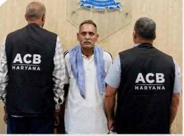 हरियाणा ACB का बड़ा एक्शन - ₹2 लाख रिश्वत लेते पलवल का पुलिस अधिकारी गिरफ्तार