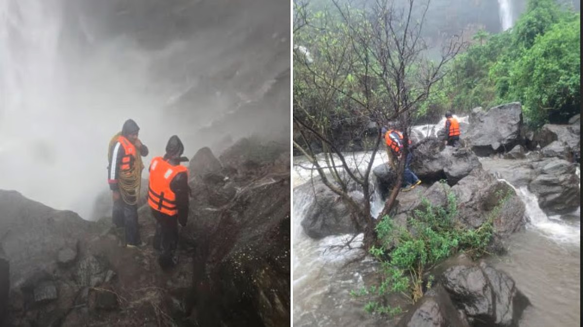 मुंबई - कुर्ला का 18 वर्षीय युवक केपी वॉटरफॉल के पास फंसा, कई घंटे के रेस्क्यू ऑपरेशन के बाद सुरक्षित निकाला गया