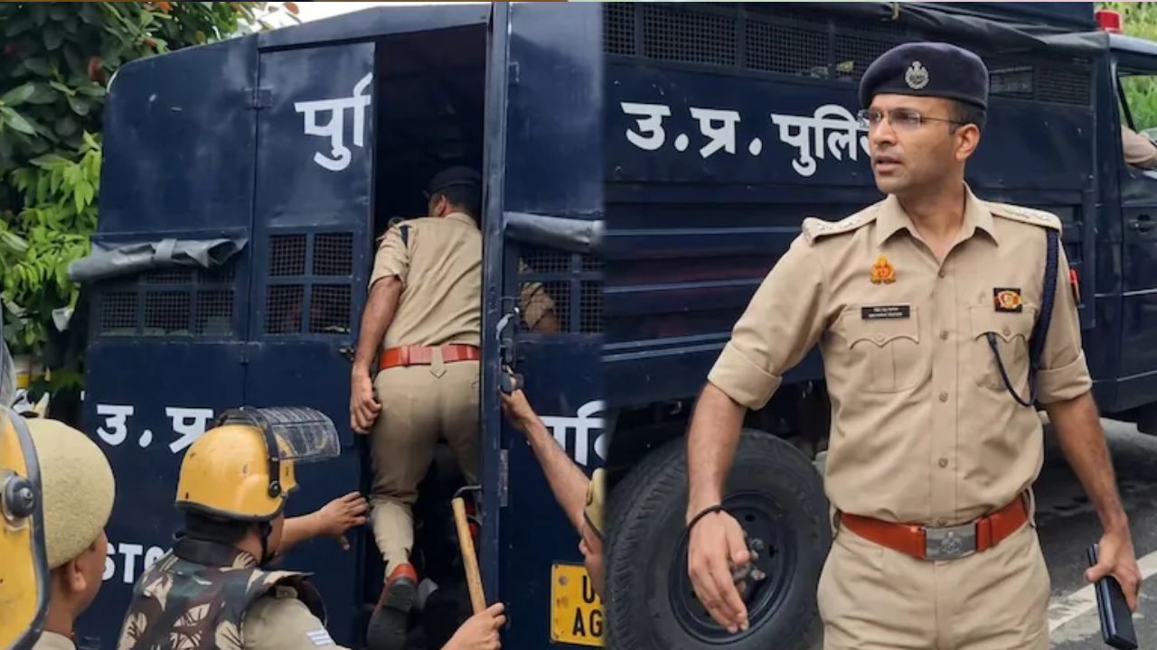 ललिता गौतम केस को लेकर मेरठ में बवाल, प्रदर्शन के दौरान SSP पर थप्पड़ मारने का आरोप
